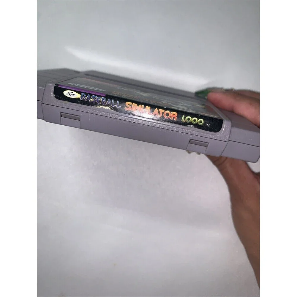 Baseball Simulator 1000 SNES CIB Complete In Box Super Nintendo